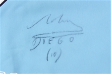 1989 Diego Maradona Clubhouse Signed Napoli Jacket (MEARS LOA)