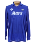 1991 Diego Maradona Clubhouse Signed Napoli Jersey (MEARS LOA)
