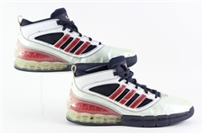 2008 Dwight Howard Team USA Game Worn Adidas Olympic Sneakers (MEARS LOA)