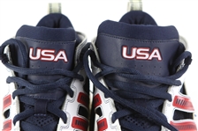 2008 Dwight Howard Team USA Game Worn Adidas Olympic Sneakers (MEARS LOA)