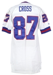 1995 Howard Cross New York Giants Game Worn Road Jersey (MEARS LOA)
