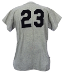1956 Tommy Byrne New York Yankees Game Worn Road Jersey (MEARS A6) World Series Season