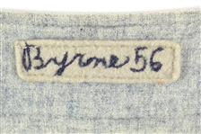 1956 Tommy Byrne New York Yankees Game Worn Road Jersey (MEARS A6) World Series Season