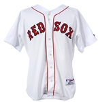 2000 Pedro Martinez Boston Red Sox Game Worn Cy Young Season Home Jersey (MEARS A10) “Provenance From PC Richard & Sons Electronic Company”