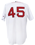 2000 Pedro Martinez Boston Red Sox Game Worn Cy Young Season Home Jersey (MEARS A10) “Provenance From PC Richard & Sons Electronic Company”