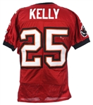 1998 (December 7) Brian Kelly Tampa Bay Buccaneers Game Worn Home Jersey (MEARS LOA)