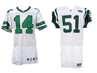 1996-2000 Neil ODonnell Bryan Cox Miami Dolphins Game Worn Road Jerseys - Lot of 2 (MEARS LOA)