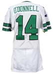 1996-2000 Neil O'Donnell Bryan Cox Miami Dolphins Game Worn Road Jerseys - Lot of 2 (MEARS LOA)