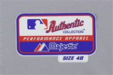 2008 David Wright New York Mets Signed Game Worn Road Jersey (MEARS A10/JSA) “Provenance From PC Richard & Sons Electronic Company”