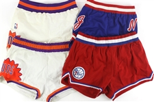 1970's-80's NCAA & NBA Game Worn Uniform Shorts - Lot of 20 w/ Darryl Dawkins 76ers, Walter Davis Nuggets & More (MEARS LOA)