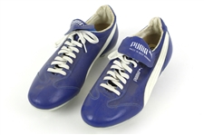1985 George Brett Kansas City Royals Puma Cleats (MEARS LOA)