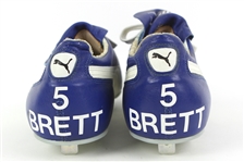1985 George Brett Kansas City Royals Puma Cleats (MEARS LOA)