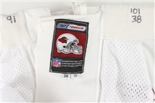 1989-2001 Game Worn Football Uniform Pants - Lot of 3 w/ Kent Graham New York Giants, Kansas City Chiefs & Arizona Cardinals(MEARS LOA)