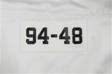 1985-94 Green Bay Packers Game Worn Apparel - Lot of 2 w/ Brian Noble Helmet & Jeff Thomason Jersey (MEARS LOA)