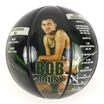 2000's Bob Cousy Boston Celtics Signed Inkredible Graphic Basketball (JSA)