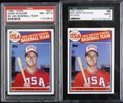 1985 Mark McGwire Rookie Card Lot (2)