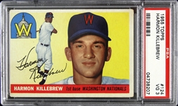 1955 Harmon Killebrew Minnesota Twins Topps #124 Card (PSA VG 3)