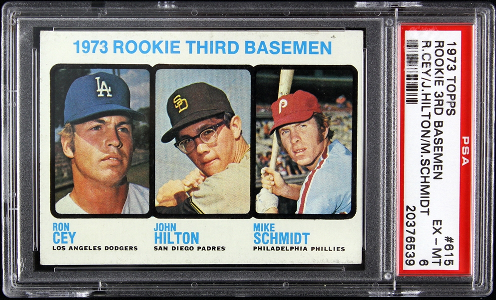1973 Mike Schmidt Philadelphia Phillies #615 Card (PSA 6)