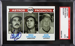 1979 Bruce Bochy Autographed Topps Card #718 (SGC Authentic)