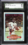1980 Walter Payton Chicago Bears #160 Card (SGC 86)