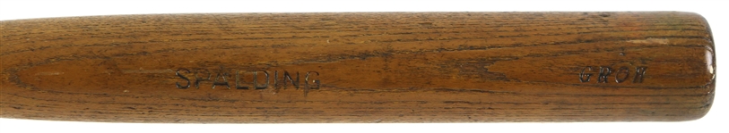 1912-1919 Heinie Groh Spalding Professional Model Game Used Bat (MEARS A8)