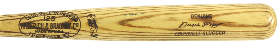1973-74 Dave May Milwaukee Brewers H&B Louisville Slugger Professional Model Game Used Bat (MEARS LOA)
