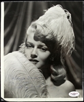 1940s Lana Turner Hollywood Starlet Signed 8x10 B&W Photo (JSA)