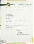 1965 (November 23rd) Vince Lombardi Green Bay Packers Typed Signed Letter (JSA) “Signed During the First of the Packers World Championship Three Peat” 