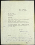 1965 (November 11th) Paul Hornung Green Bay Packers Typed Letter Signed (JSA) 