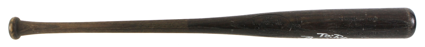 1983-85 Cecil Cooper Milwaukee Brewers Signed Louisville Slugger Professional Model Game Used Bat (MEARS LOA/JSA) 