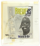 1991 Robin Yount Dave Parker Milwaukee Brewers 13" x 15" Game Program Cover Mock Up