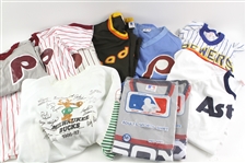 1980s Retail Baseball Jersey Collection - Lot of 13 w/ Philadelphia Phillies, San Diego Padres, Chicago White Sox & More