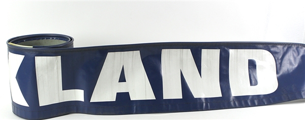 2008 Oakland Athletics Yankee Stadium Final Season Bullpen Awning Cover (MEARS LOA/MLB Hologram) 