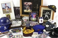 1950s-2000s Baseball Memorabilia Collection - Lot of 525+ w/ Photos, Publications, Posters, Game Used/Signed Items & More 