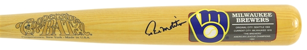 1992 Paul Molitor Milwaukee Brewers Signed Cooperstown Bat Company Bat (JSA)
