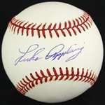 1989-90 Luke Appling Chicago White Sox Signed ONL White Baseball (JSA)