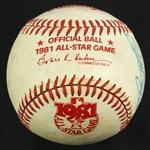 1981 Pete Rose Philadelphia Phillies Signed OASG Kuhn All Star Game Used Baseball (MEARS LOA/JSA)