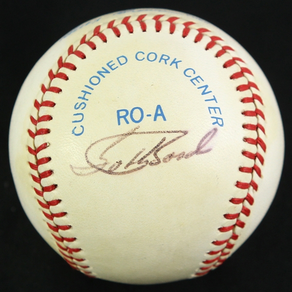1985-89 Bobby Bonds San Francisco Giants Signed OAL Brown Baseball (JSA)