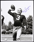 1940s Tony Canadeo Green Bay Packers Signed 8x10 B&W Photo W/ HOF 74 Inscription (JSA)