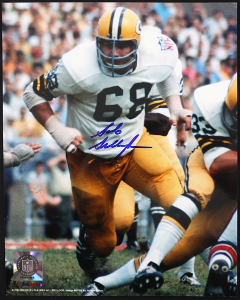 1969 Gale Gillingham Green Bay Packers Signed 8x10 Color Photo (JSA)