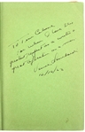 1963 Vince Lombardi Green Bay Packers Signed & Inscribed (To Tom Cohane, Look Magazine Editor) Run To Daylight Hardcover Book (PSA/DNA)