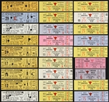 1966-1973 Chicago Bulls Full Ticket Collection (Lot of 73)