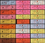 1966-1973 Chicago Bulls Full Ticket Collection (Lot of 73)