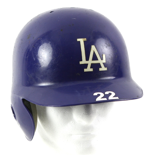 1994 Brett Butler Los Angeles Dodgers Game Worn Batting Helmet (MEARS LOA)