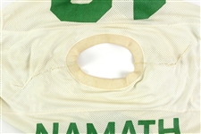 1970s Joe Namath New York Jets Home Practice / Preseason Game Worn Home Jersey (MEARS LOA)