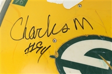 1984-87 Charles Martin Green Bay Packers Signed Game Worn Helmet (MEARS LOA/JSA)
