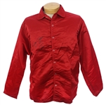 1963-1965 circa Pete Rose Cincinnati Reds Signed Game Worn Windbreaker Jacket (MEARS LOA/JSA) "Gifted To Milwaukee Braves Clubhouse Kid"
