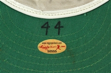 1978-81 Reggie Jackson New York Yankees Signed Game Worn Cap (MEARS LOA/JSA)