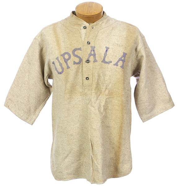 1910s-20s Upsala #8 Game Worn Spalding Baseball Jersey (MEARS LOA)