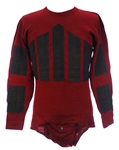 1920s Game Worn OShea Knitting Mills Football Sweater w/ Friction Stripes (MEARS LOA) 